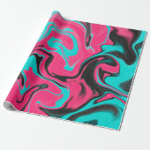 Abstract pattern background with gradient texturea cadeaupapier (Uitgerold)