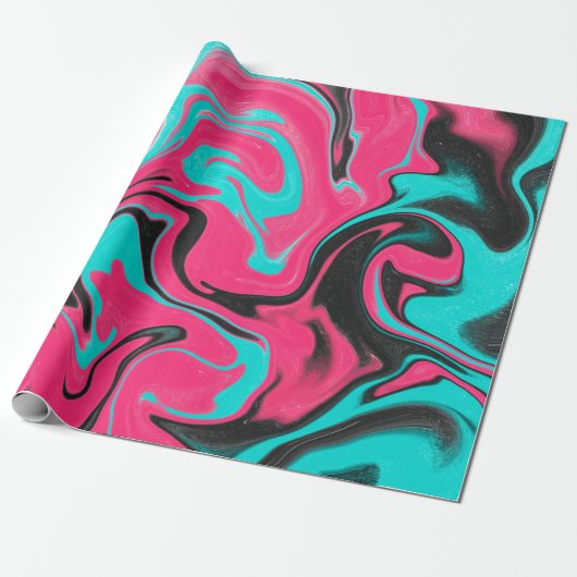Abstract pattern background with gradient texturea cadeaupapier (Uitgerold)