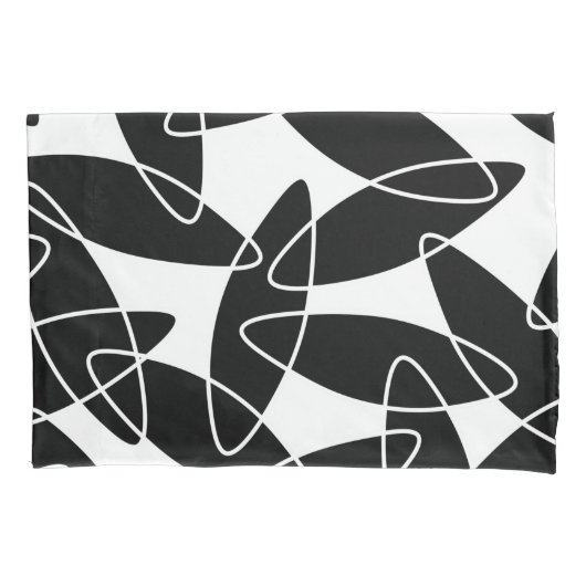 Abstract pattern - black and white. kussensloop (Voorkant)