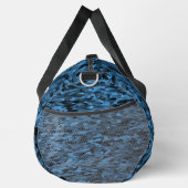 Abstract Pattern Blue Black Duffel Bag Plunjezak (Rechts)