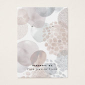 Abstract Pattern Earring Business Cards Visitekaartje (Voorkant)