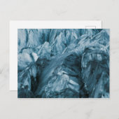Abstract Pattern in Glacier | Iceland Briefkaart (Voorkant / Achterkant)