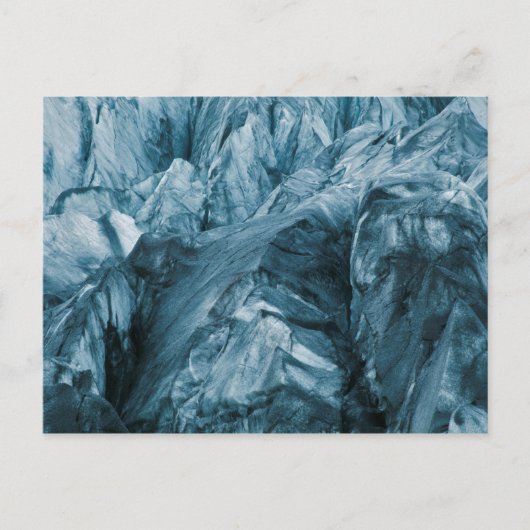 Abstract Pattern in Glacier | Iceland Briefkaart (Voorkant)