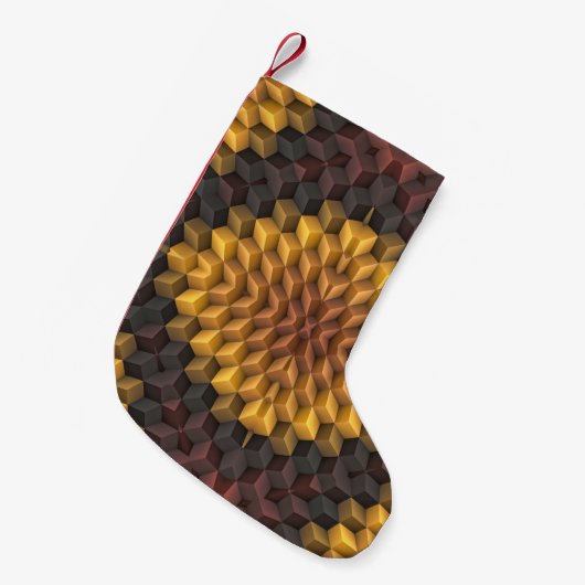 Abstract pattern manipulationabstract,art,artistic kleine kerstsok (Voorkant (Hangend))