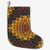 Abstract pattern manipulationabstract,art,artistic kleine kerstsok (Voorkant)
