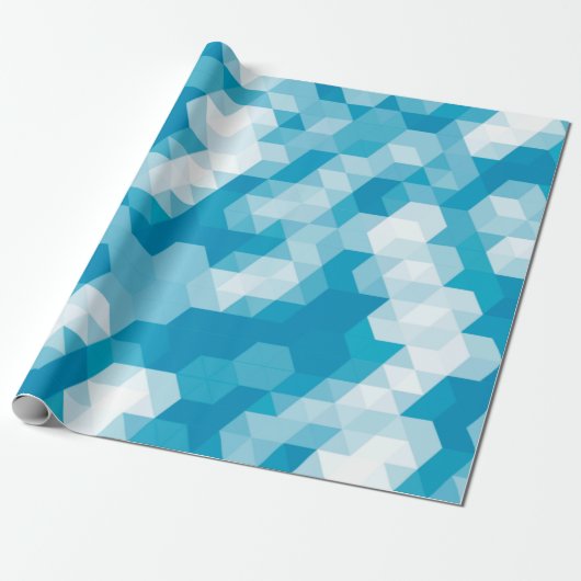 Abstract pattern of geometric shapes backgroundabs cadeaupapier (Uitgerold)