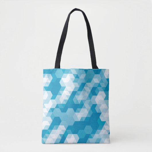 Abstract pattern of geometric shapes backgroundabs tote bag (Voorkant)