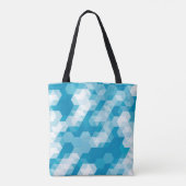 Abstract pattern of geometric shapes backgroundabs tote bag (Achterkant)