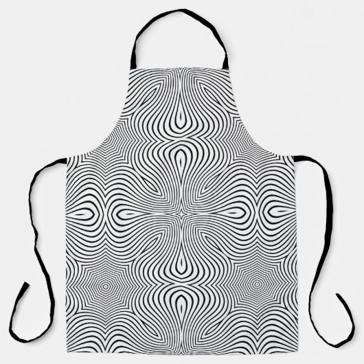 Abstract pattern of wavy stripes or rippled 3D rel Schort (Voorkant)