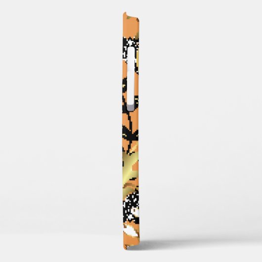 abstract pattern on orange yellow background with  Case-Mate iPhone case (Achterkant / Links)