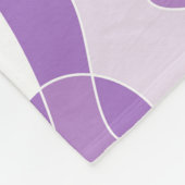 Abstract pattern — purple. fleece deken (Hoek)
