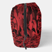Abstract Pattern Red Black toilettas Toilettasje (Rechts)