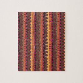 Abstract pattern seamless botanical 4 legpuzzel