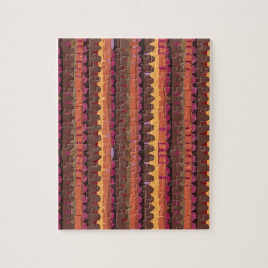 Abstract pattern seamless botanical 4 legpuzzel (Verticaal)