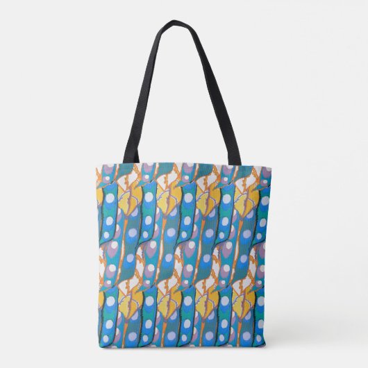 Abstract pattern seamless illustration 2 tote bag (Achterkant)