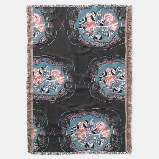 Abstract pattern , seamless illustration 7 deken (Voorkant Verticaal)