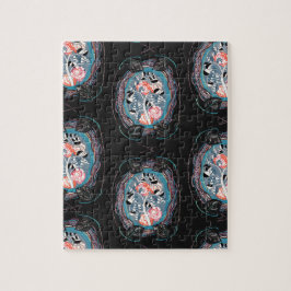 Abstract pattern , seamless illustration 7 legpuzzel
