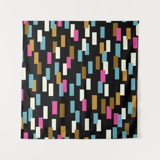 Abstract pattern with textured geometric shapes. a wandkleed (Voorkant)