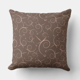 Abstract patterned cushion kussen