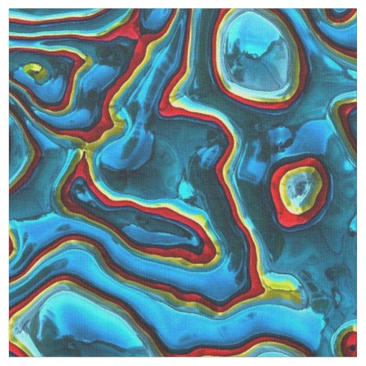 Abstract Patterns 23 Custom Fabric Stof (Close Up)
