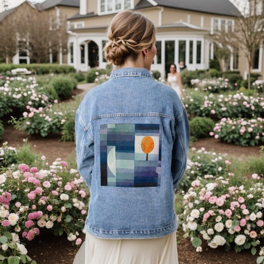 Abstract, Paul Klee Denim Jacket (Huwelijk Achterkant)