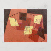 Abstract Paul Klee met kraag Briefkaart (Voorkant)