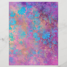 Abstract Pauw Grunge Scrapbook Papierblad