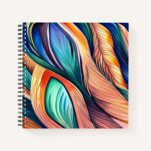 Abstract Pauw Notitieboek (Voorkant)