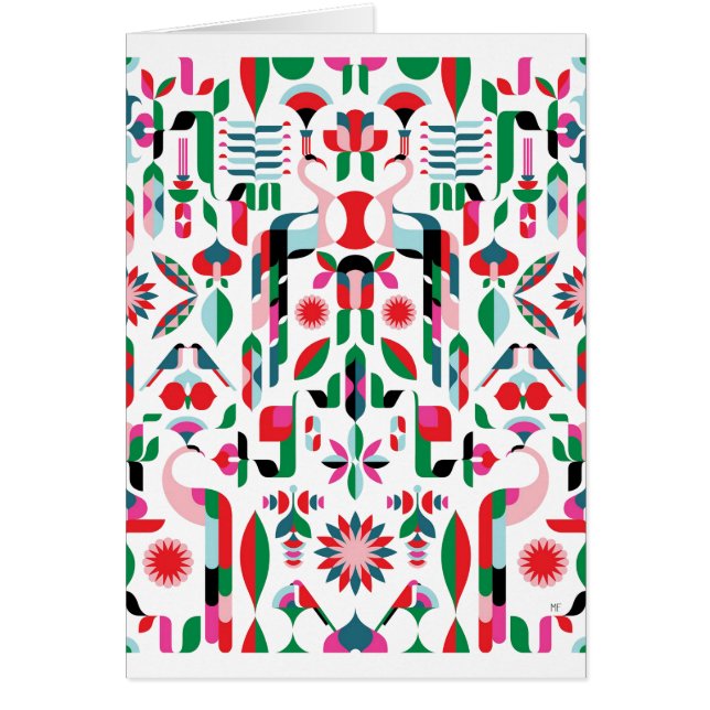 Abstract Peacock (Voorkant)