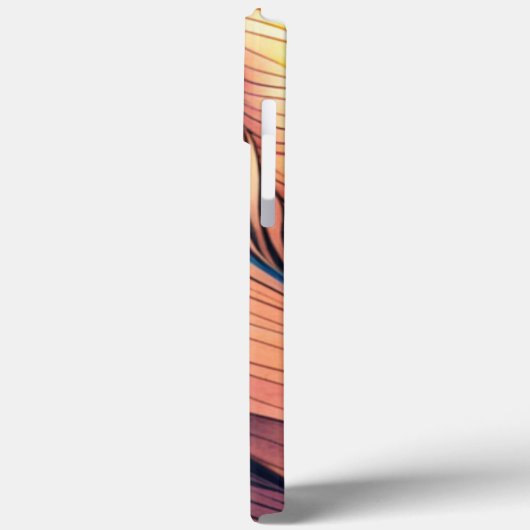 Abstract Peacock Case-Mate iPhone Case (Achterkant / Links)