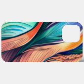 Abstract Peacock Case-Mate iPhone Case (Achterkant (horizontaal))