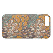 Abstract Peacock Feather Pattern Case-Mate iPhone Case (Achterkant (Horizontaal))