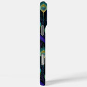 Abstract Peacock Feather Pattern Case-Mate iPhone Case (Achterkant / Rechts)