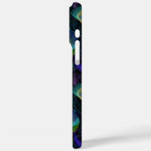 Abstract Peacock Feather Pattern Case-Mate iPhone Case (Achterkant / Links)