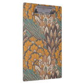 Abstract Peacock Feather Pattern Klembord (Rechts)