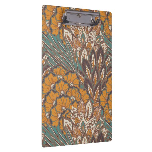 Abstract Peacock Feather Pattern Klembord (Rechts)