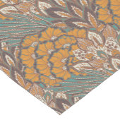 Abstract Peacock Feather Pattern Korte Tafelloper (Hoek)