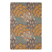 Abstract Peacock Feather Pattern Mini Klembord (Achterkant)