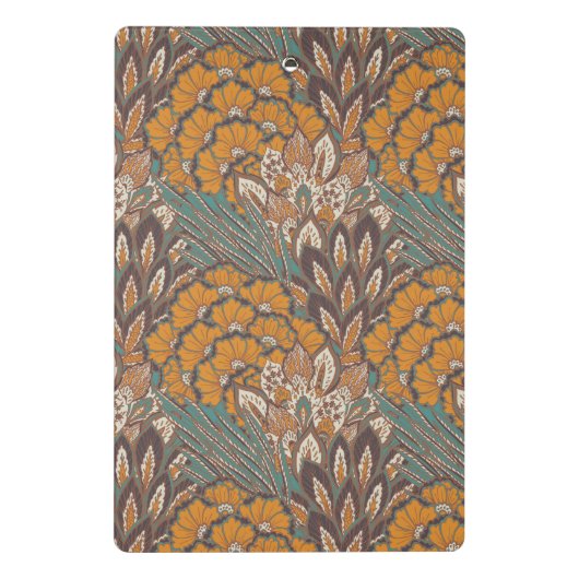 Abstract Peacock Feather Pattern Mini Klembord (Achterkant)