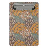 Abstract Peacock Feather Pattern Mini Klembord (Voorkant)