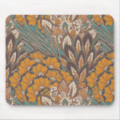 Abstract Peacock Feather Pattern Muismat (Voorkant)