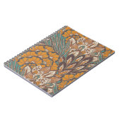 Abstract Peacock Feather Pattern Notitieboek (Linkerzijde)