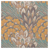 Abstract Peacock Feather Pattern Stof (Close Up)