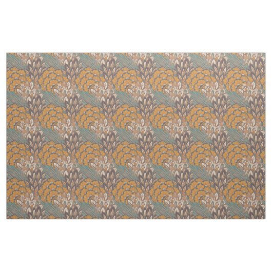 Abstract Peacock Feather Pattern Stof (Fat Quarter)