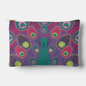 Abstract Peacock Purple Modern Art Etui (Voorkant)