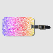 Abstract Pen & Ink Geometric Shapes Bagagelabel (Voorkant (horizontaal))