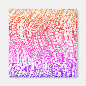 Abstract Pen & Ink Geometric Shapes Magneet (Voorkant)