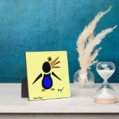 Abstract Penguin Plaque - Geel Fotoplaat (Insitu)