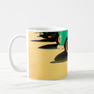 Abstract penseelpenseel, naadloos Patternabstra Koffiemok