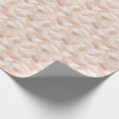 Abstract penseelstreekpatroon cadeaupapier (Hoek)